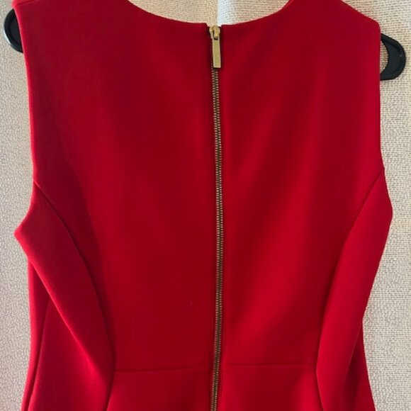 Red Women's Dress by Calvin Klein size 10 - Picture 4 of 5